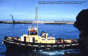 Oran-Port - Remorquage du Sidi-Bel-Abbes - 1960